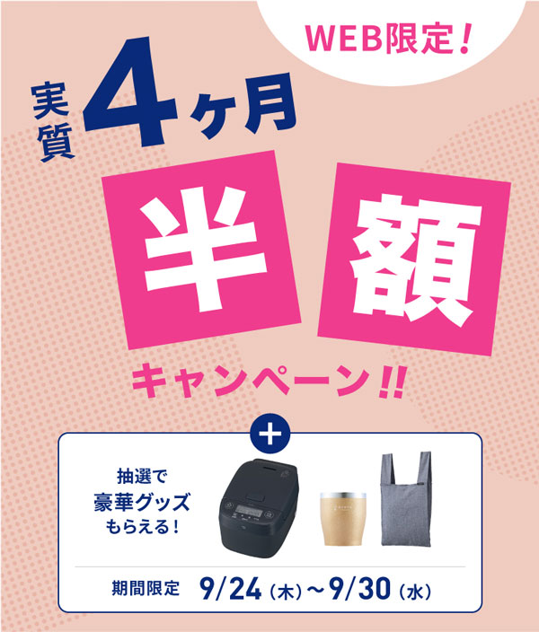 エブリィフレシャス実質2ヶ月無料キャンペーン